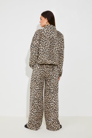 Suncoo Leopard Print Jacket Beige Djack