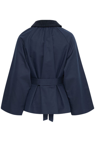 Atelier Rêve Toggle A - Line Jacket Blue Lunas - MMJs Fashion