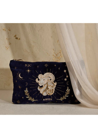 Elizabeth Scarlett Aries Everyday Pouch Navy Blue - MMJs Fashion