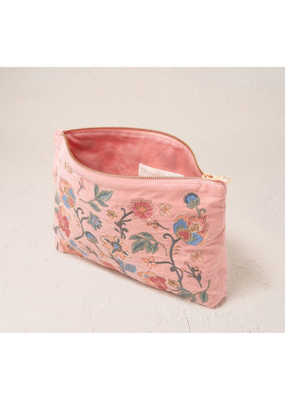 Elizabeth Scarlett Botanical Garden Everyday Pouch Pale Pink - MMJs Fashion