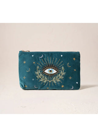 Elizabeth Scarlett Celestial Eye Everyday Pouch Rich Blue - MMJs Fashion