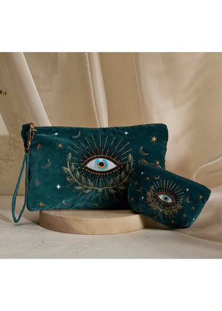 Elizabeth Scarlett Celestial Eye Everyday Pouch Rich Blue - MMJs Fashion