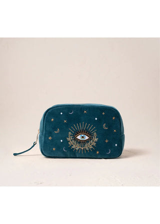 Elizabeth Scarlett Celestial Eye Makeup Bag Rich Blue - MMJs Fashion