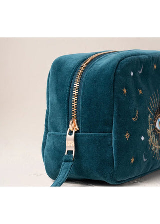 Elizabeth Scarlett Celestial Eye Makeup Bag Rich Blue - MMJs Fashion