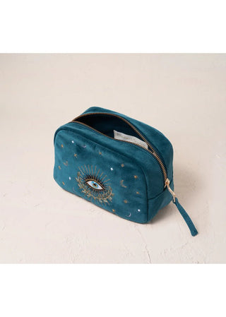 Elizabeth Scarlett Celestial Eye Makeup Bag Rich Blue - MMJs Fashion