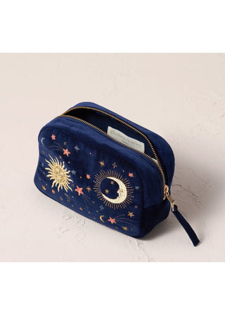 Elizabeth Scarlett Celestial Makeup Bag Navy Blue - MMJs Fashion