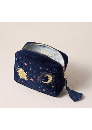 Elizabeth Scarlett Celestial Wash Bag Navy Blue - MMJs Fashion