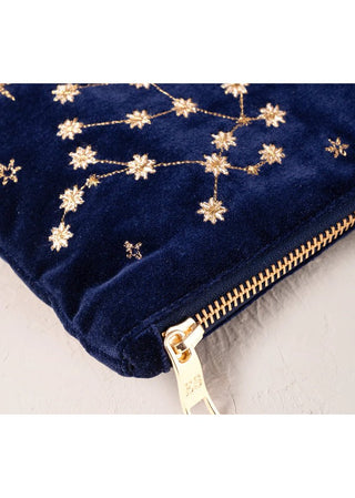 Elizabeth Scarlett Gemini Everyday Pouch Navy Blue - MMJs Fashion