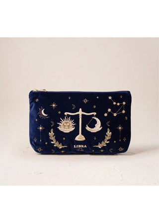 Elizabeth Scarlett Libra Everyday Pouch Navy Blue - MMJs Fashion