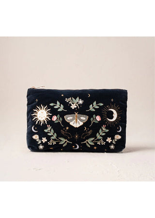 Elizabeth Scarlett Midnight Mysticism Everyday Pouch Charcoal Black - MMJs Fashion