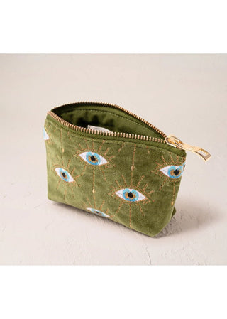 Elizabeth Scarlett Mystical Eye Coin Purse Garden Green - MMJs Fashion