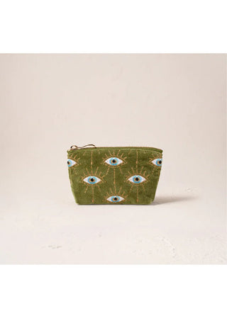 Elizabeth Scarlett Mystical Eye Coin Purse Garden Green - MMJs Fashion