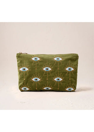 Elizabeth Scarlett Mystical Eye Everyday Pouch Garden Green - MMJs Fashion