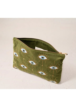 Elizabeth Scarlett Mystical Eye Everyday Pouch Garden Green - MMJs Fashion