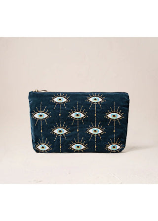 Elizabeth Scarlett Mystical Eye Everyday Pouch Ink Blue - MMJs Fashion