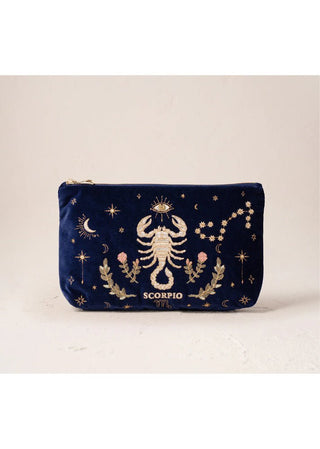 Elizabeth Scarlett Scorpio Everyday Pouch Navy Blue - MMJs Fashion