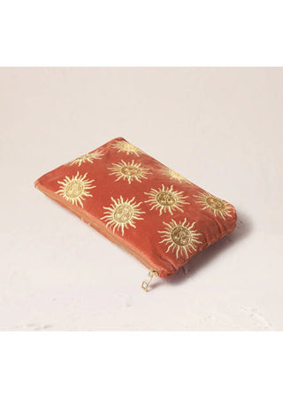 Elizabeth Scarlett Sun Goddess Everyday Pouch Rust Orange - MMJs Fashion