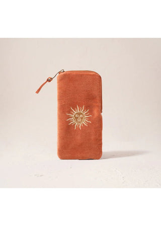 Elizabeth Scarlett Sun Goddess Glasses Case Rust Orange - MMJs Fashion