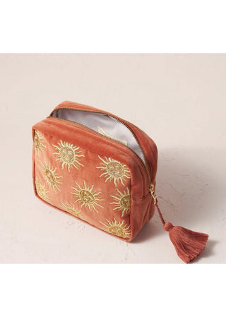 Elizabeth Scarlett Sun Goddess Wash Bag Rust Orange - MMJs Fashion