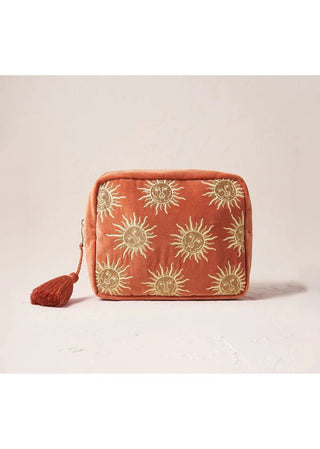 Elizabeth Scarlett Sun Goddess Wash Bag Rust Orange - MMJs Fashion