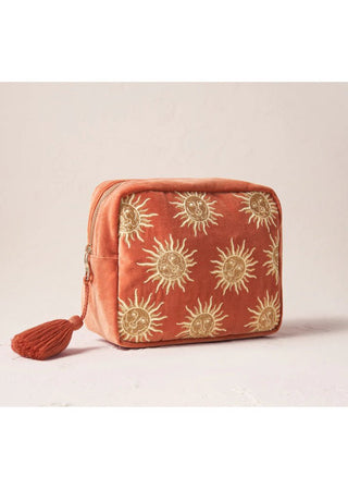 Elizabeth Scarlett Sun Goddess Wash Bag Rust Orange - MMJs Fashion