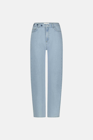 Fabienne Chapot Loose Tapered Jeans Light Blue Blake - MMJs Fashion