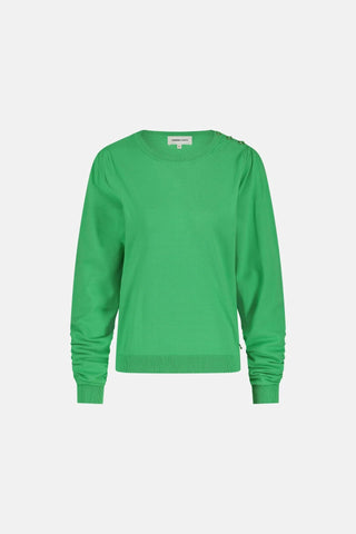 Fabienne Chapot Scrunch Jumper Green Molly - MMJs Fashion