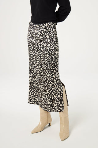 Fabienne Chapot Star Print Skirt Black Cream Laurie - MMJs Fashion