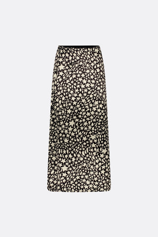 Fabienne Chapot Star Print Skirt Black Cream Laurie - MMJs Fashion