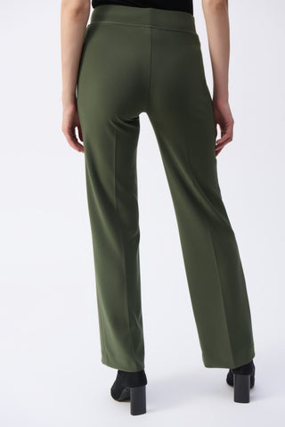 Joseph Ribkoff Classic Wide Leg Trousers Green - MMJs Fashion