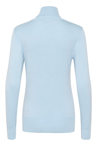 Kaffe Roll Neck Jumper Celestial Blue Astrid - MMJs Fashion