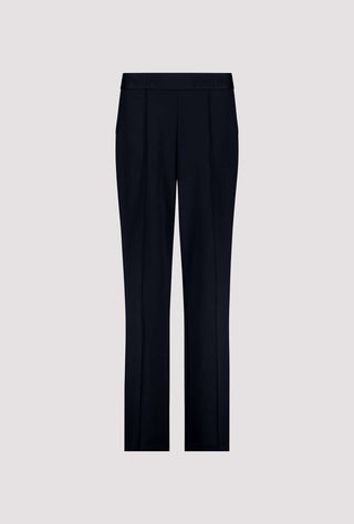 Monari Script Waistband Trousers Navy Blue - MMJs Fashion