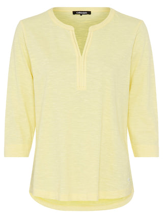 Olsen 3/4 Sleeve Top Yellow Hannah - MMJs Fashion