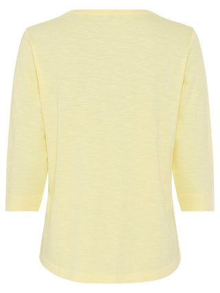 Olsen 3/4 Sleeve Top Yellow Hannah - MMJs Fashion