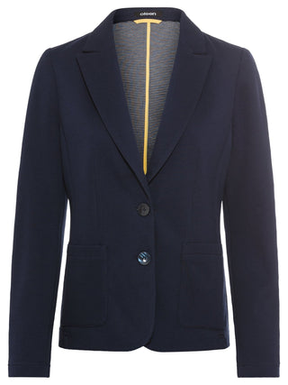 Olsen Blazer with Pockets Navy Blue - MMJs Fashion