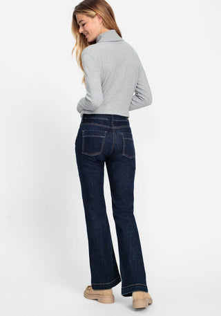 Olsen Jeans Dark Blue Denim Mona Bootcut - MMJs Fashion