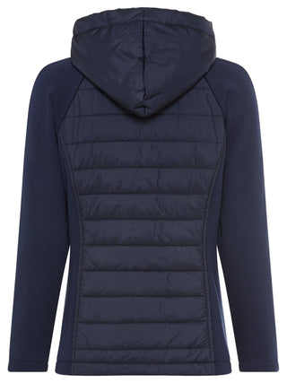 Olsen Jersey Padded Jacket Navy Blue Henny Jersey - MMJs Fashion