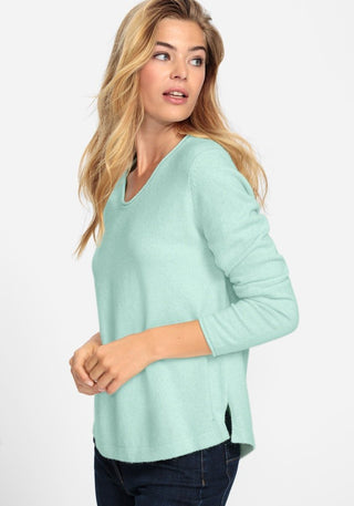 Olsen Jumper Mint Green Melange Henny - MMJs Fashion