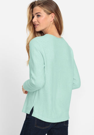 Olsen Jumper Mint Green Melange Henny - MMJs Fashion