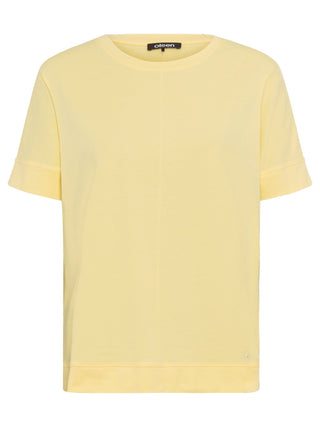 Olsen Short Sleeve Top Yellow Cosima - MMJs Fashion