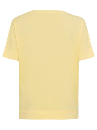 Olsen Short Sleeve Top Yellow Cosima - MMJs Fashion