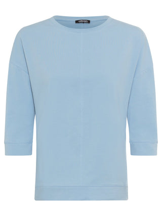 Olsen Short Sleeved Top Light Blue Cosima - MMJs Fashion