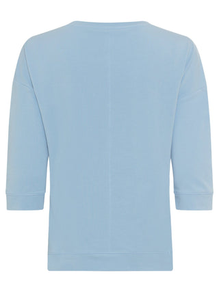 Olsen Short Sleeved Top Light Blue Cosima - MMJs Fashion