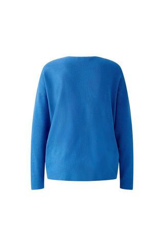 Oui V - Neck Jumper Blue - MMJs Fashion