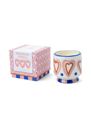 Paddywax A Dopo Hearts Ceramic Candle Rosewood Vanilla - MMJs Fashion