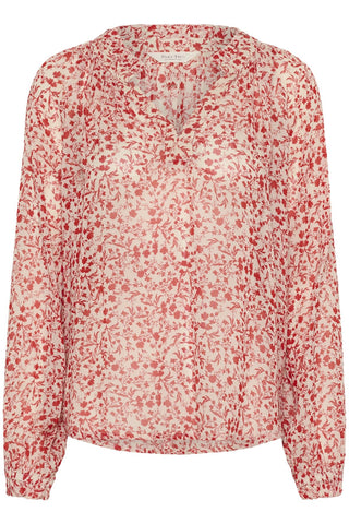 Part Two Floral Print Blouse Red Kelsia - MMJs Fashion