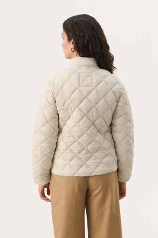 Part Two Padded Short Jacket Cream Olia - MMJs Fashion