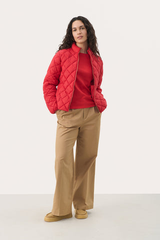 Part Two Padded Short Jacket Red Olia - MMJs Fashion