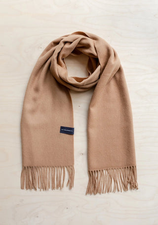 TBCo Lambswool Scarf in Camel - MMJs Fashion