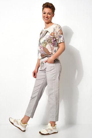 Toni Grey Drawstring Trousers Sue Jogpants 7/8 - MMJs Fashion